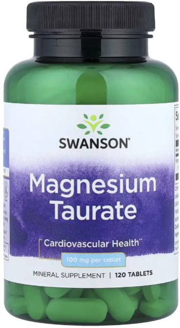 Таурат магния Swanson Magnesium Taurate 100 mg 120 таб Киев - изображение 1