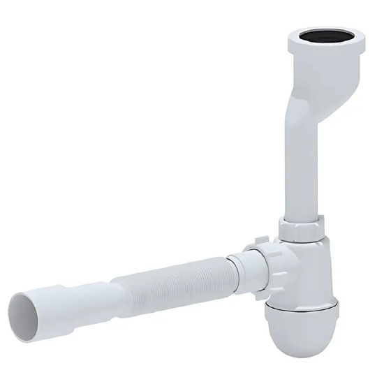 Сифон для пісуару Zerix SP-01 з гофротрубою (ZX5094) ( 27063 ) Харьков