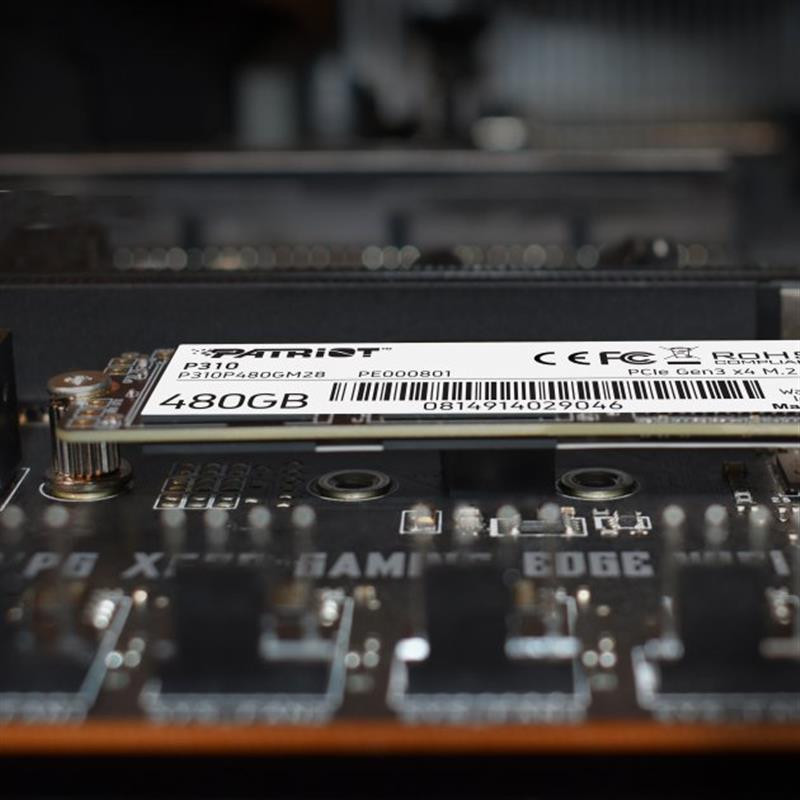 Накопичувач SSD 480GB Patriot P310 M.2 2280 PCIe NVMe 3.0 x4 TLC (P310P480GM28) M.2 2280 Харків - фото 8