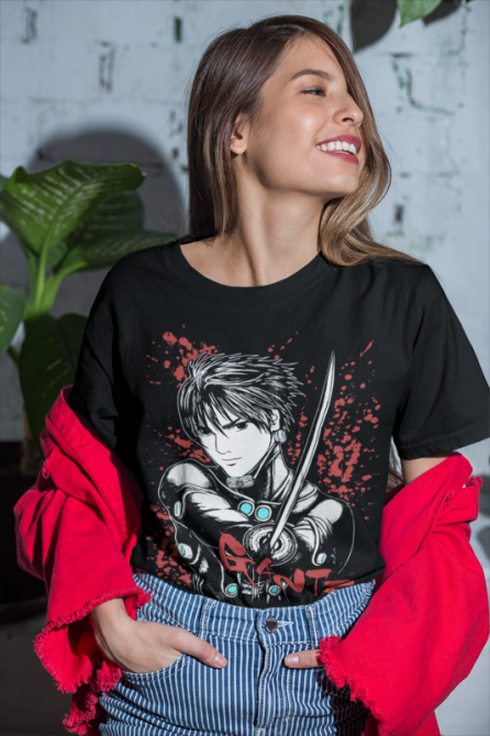 Футболка з аніме принтом Гантз Аніме Гантз Джапанесе оверсайз (S/M/L) Чорний AnimeJ0374 Дніпро - фото 3