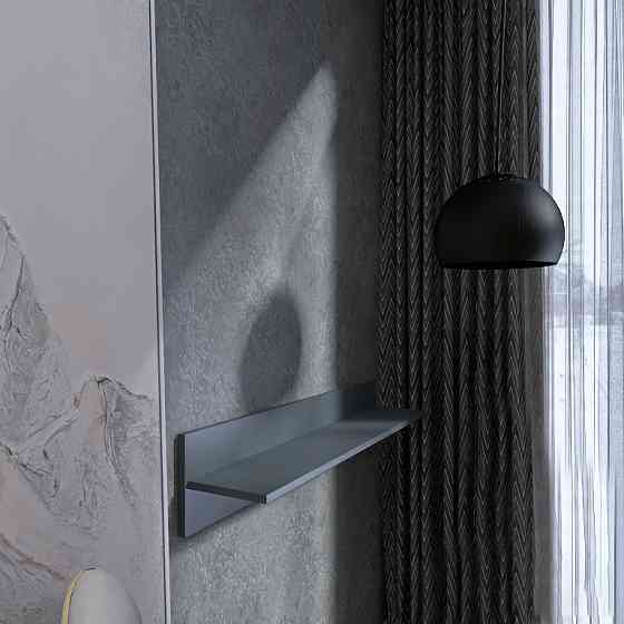 Полиця навісна Еверест ПЛН-1 Лайт Графіт (DTM-4907) Дніпро