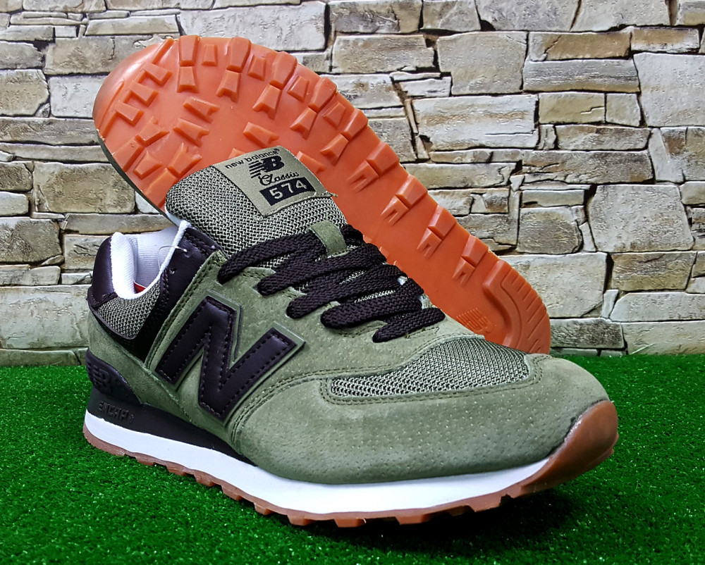 Чоловічі кросівки New Balance Black/Green ML574EGK Суми - фото 2