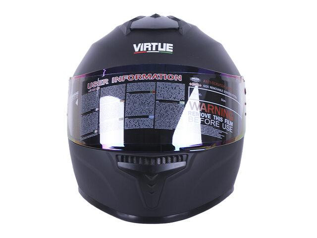 Шолом мотоциклетний інтеграл MD-813 (чорний матовий, скло хамелеон, size S) Мукачево - фото 4