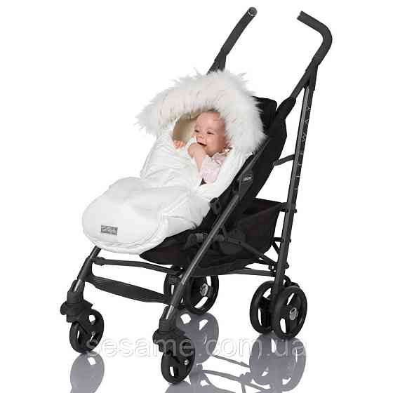 Конверт-Кокон на овчине Baby XS ДоРечі Белый Харків