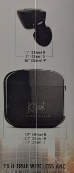 Наушники Беспроводные Klipsch T5 II True Wireless ANC Gmetal Киев - изображение 3
