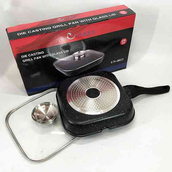 Лита алюмінієва сковорода, Сковорода алюмінієва поглиблена для приготування на пару CA-81 Івано-Франківськ