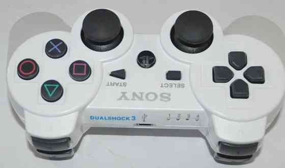 Геймпад ps3 беспроводной джойстик для пс3 ПК с вибрацией белый. Харьков