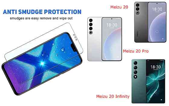 Защитное стекло NeoGlass для Meizu 20, 20 Pro, 20 Infinity – ультрапрозрачное и устойчивое Киев