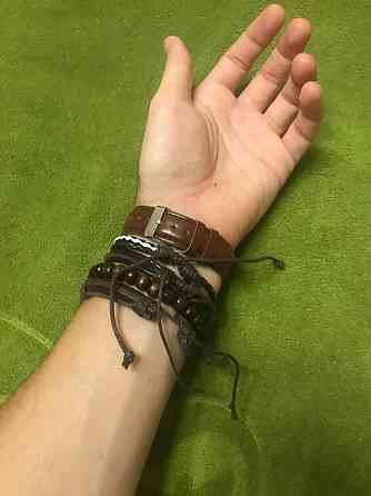 Годинник чоловічий GENEVA Original brown + браслети Київ