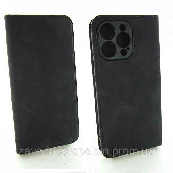 Чехол книжка iPhone 16 Pro Max Защита камеры (черный) Одесса