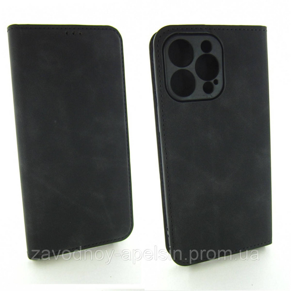 Чехол книжка iPhone 16 Pro Max Защита камеры (черный) Одесса - изображение 1