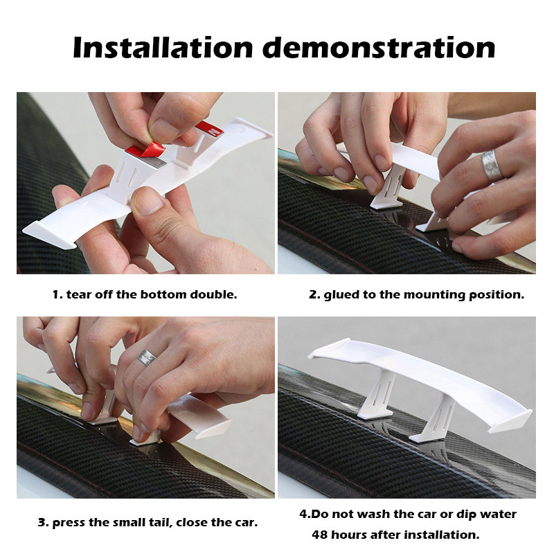 Міні Спойлер на авто Чорний, Червоний, Синій Київ - фото 8