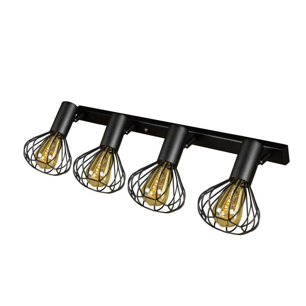 Стельовий поворотний світильник лофт Е27-4 Lotus NL 1415-4 Київ - фото 3