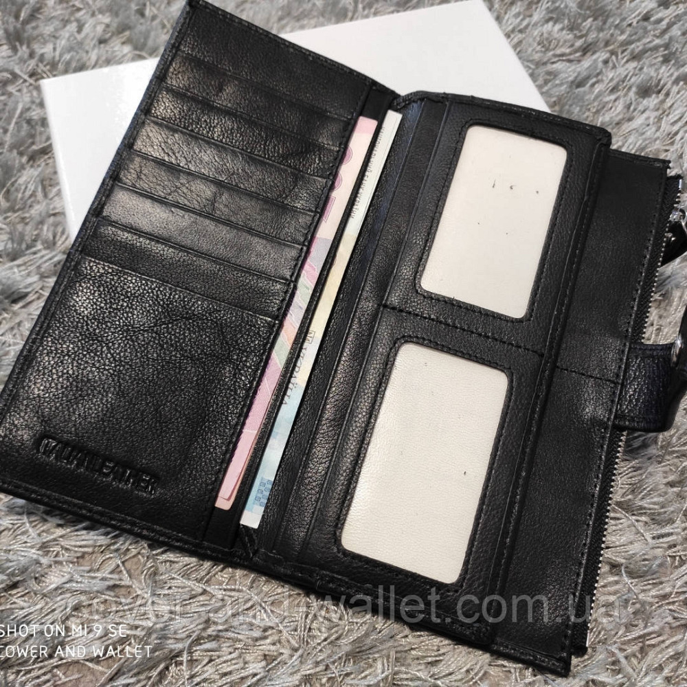 Кожаный мужской кошелек клатч на много карточек с ремешком для руки ST 1432 Киев - изображение 3