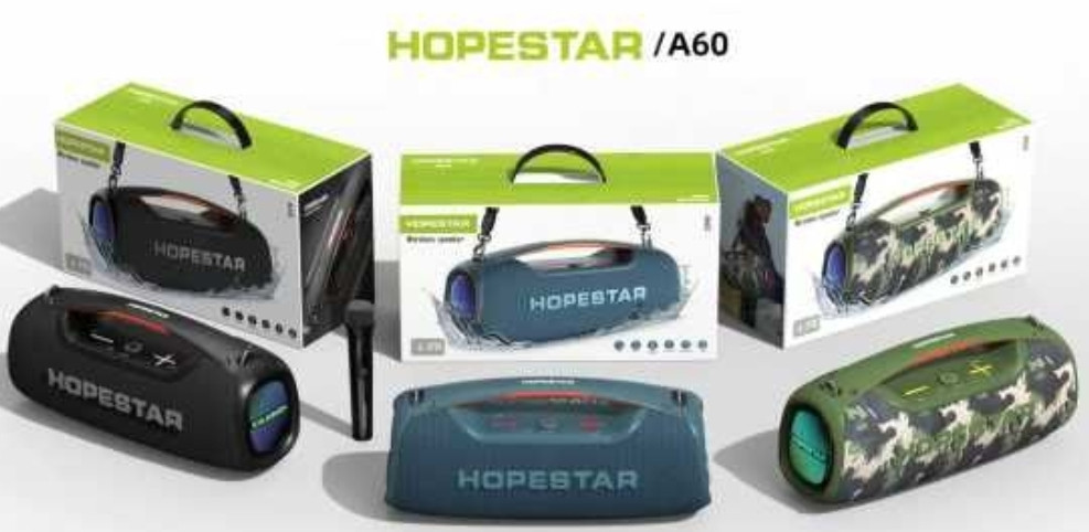 Bluetooth колонка HOPESTAR A60 100W с микрофоном. Киев - изображение 7