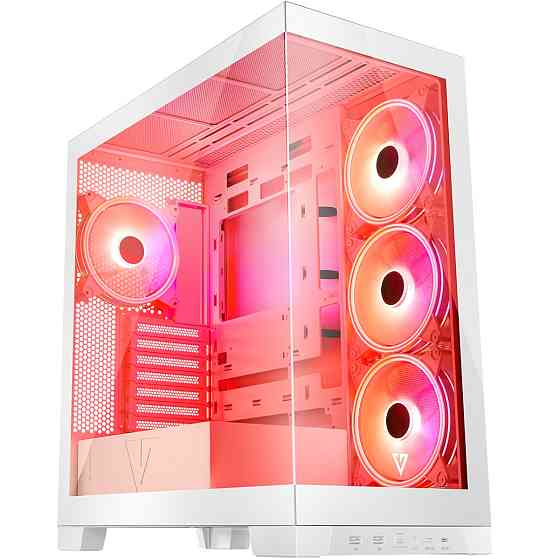 Корпус Modecom VOLCANO SPACE APEX ARGB 4x140mm fans MIDI USB 3.0x2+TYPE-C WHITE без БЖ ATX Вінниця