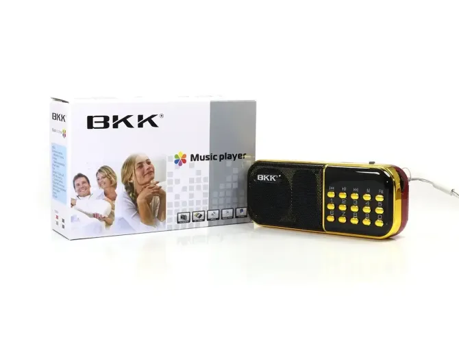 Портативний радіоприймач BKK USB/MP3 B837 з можливістю програвання музики Київ - фото 1