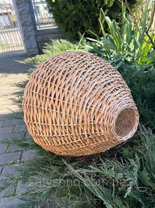 Люстра плетеная из лозы кокон Киев - изображение 1