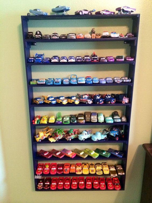 Стелаж для іграшкових машинок "Мерседес" венге Миколаїв - фото 1