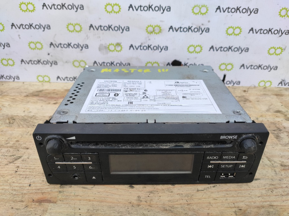 Автомагнітола Renault Master III 2010-2018 (281159217R) Ковель - фото 1