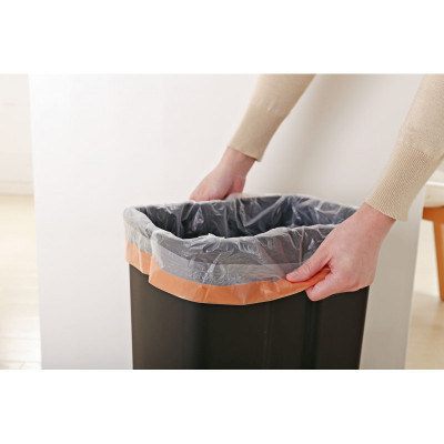 Контейнер для сміття JAH з педаллю і внутрішнім відром срібний металік 30 л (6311) Вінниця - фото 2