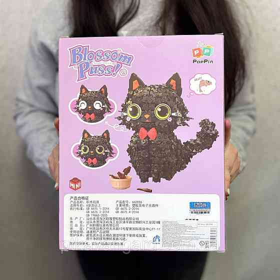 Конструктор чорна кішечка в квіточках 1651 деталь 662036 Хмельницький