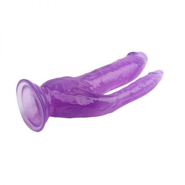 Фалоімітатор подвійний 8.0 Inch Dildo, Purple Sex Aura Київ - фото 3