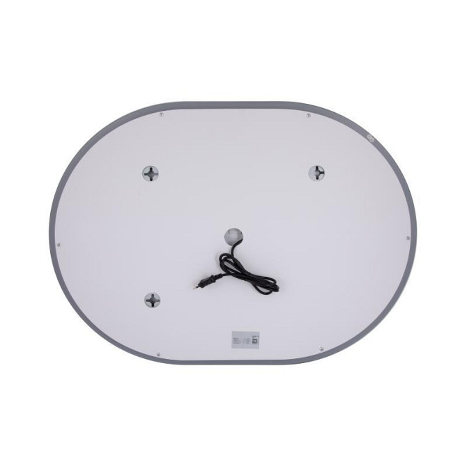Дзеркало настінне овальне сенсорне Qtap Gemini 600х800 з LED-підсвіткою Touch, з антизапотіванням із димером Харків - фото 9