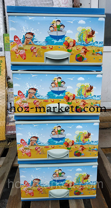 Комод пластиковий для хлопчиків "Пляж", Еліф Харків - фото 4