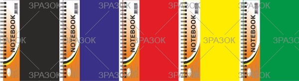 Блокнот А6/80 арк. "Апельсин" # пластик. обкл., пружина збоку, Б-БП6-80, шт Київ - фото 1