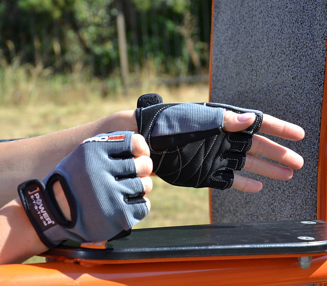 Рукавички для фітнесу Power System PS-2250 Pro Grip Grey XL Каменское - изображение 7