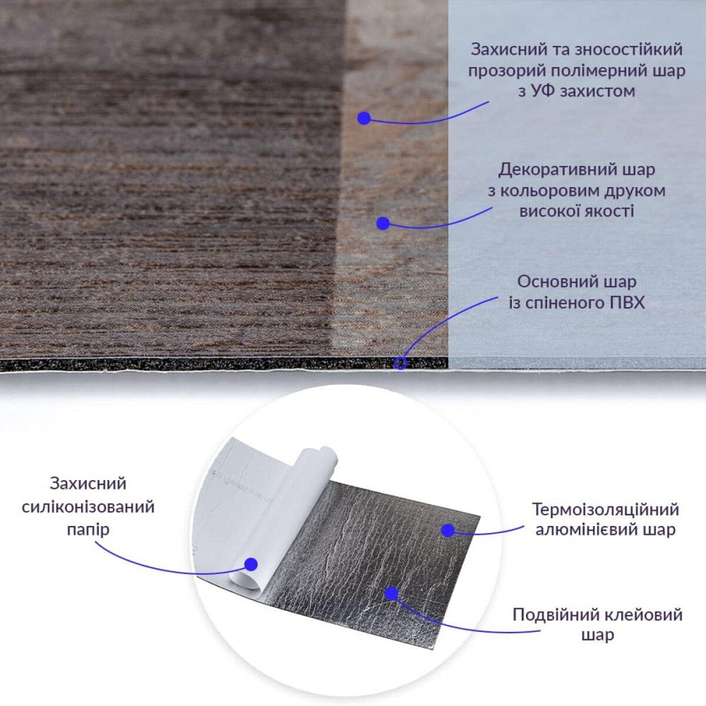 Вінілова самоклеюча плитка Мозаїка матова Київ - фото 2