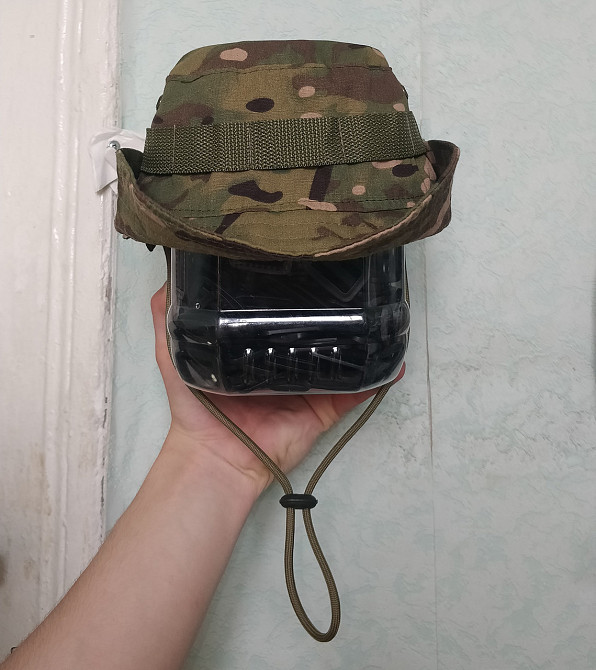 Панама чоловіча тактична маскувальна мультикам чоловіча тактична натуральна тканина анти москітна сі Одеса - фото 6