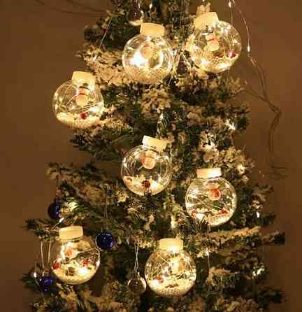 Гірлянда Xmas WW-1 Copper curtain ball lamp 7258 Санта, тепле біле світло Вінниця
