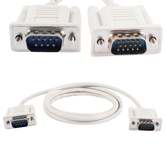 Кабель перехідник VGA RS232 (COM) 1.5m Луцк - изображение 1