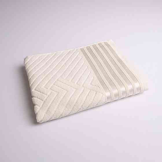 Комплект махровых полотенец SOFT 2шт GM Textile 50х90см, 70х140см 500г/м2 (Ванильный) Сумы