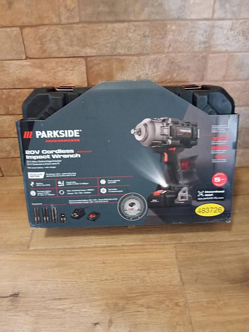 Акумуляторний ударний гайковерт Parkside PASSP 20-Li C4 20В 400Нм (безщітковий, Brushle Київ - фото 2