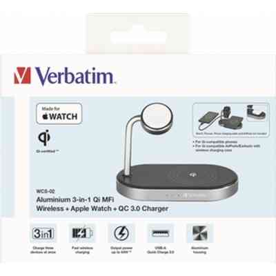 Зарядное устройство Verbatim 3in1 Apple Watch and iPhone Charging Stand (49556) Винница