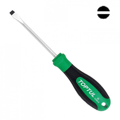 Отвертка Toptul шлицевая 5.5x150 мм Anti-Slip (FAAD5E15) Винница - изображение 1