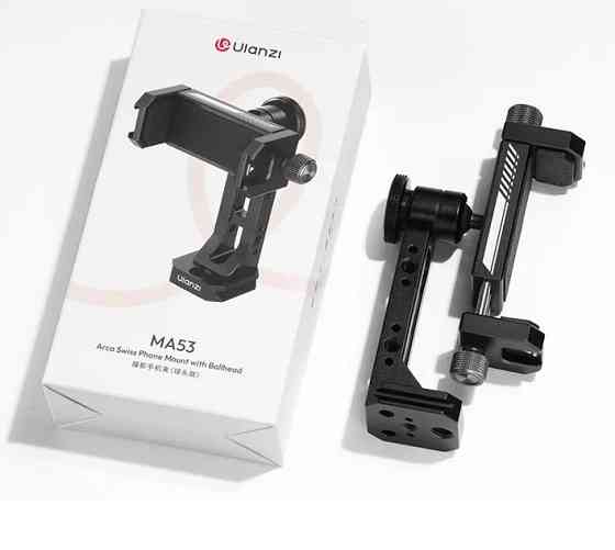 Держатель для телефона поворотный 1/4 Arca Swiss алюминиевый Ulanzi MA53 Киев