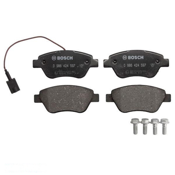 Тормозные колодки Bosch дисковые передние FIAT Stilo 01,04/Grande Punto/Doblo 05/Bravo 0986424597 Харьков - изображение 1