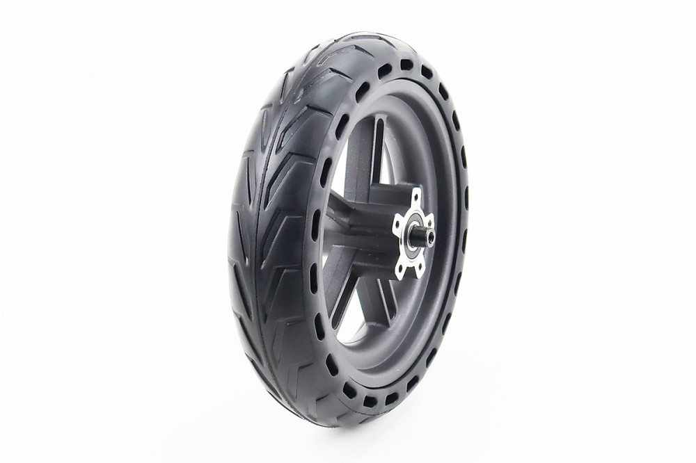 Колесо заднє 8,5" алюмінієве з стільниками для амортизації, пром-підшипники (12х28х8) 6001 2RS, Disk-brake Київ - фото 2