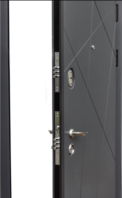 Дверь входная Наши Двери РУБЕЖ Эскада НОВА Антрацыт 960х2050 мм Киев - изображение 2