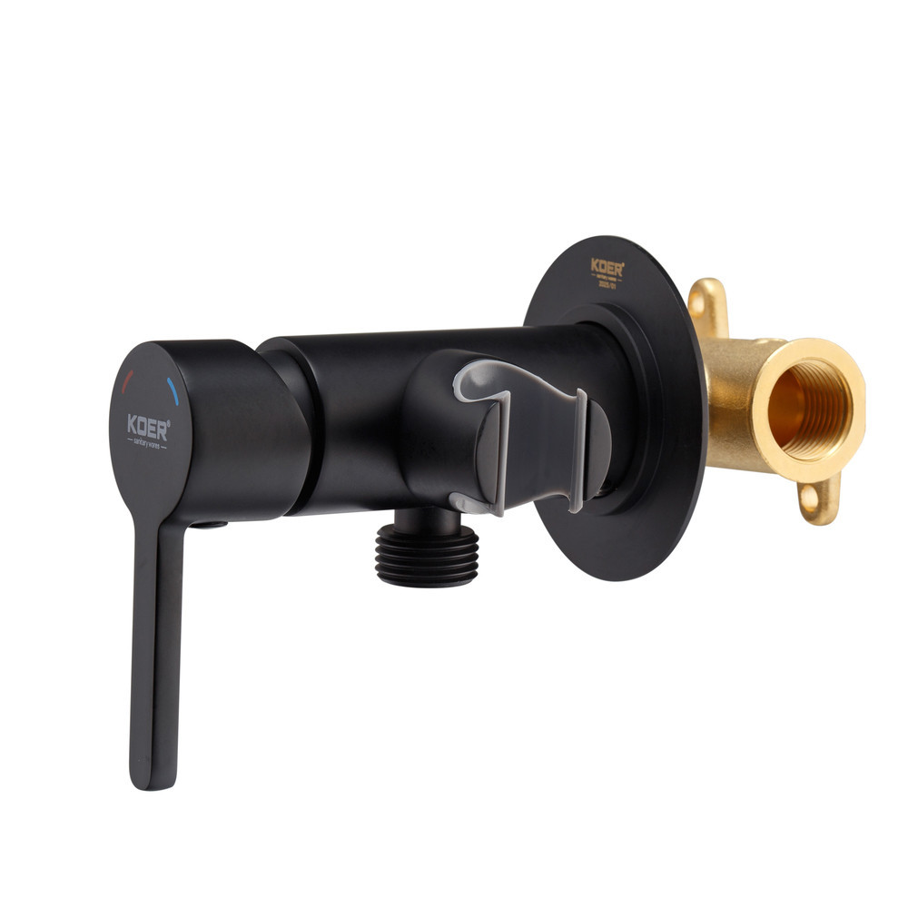 Змішувач для гігієнічного душа Koer KB-23029-05 чорного кольору KR5493 Харків - фото 4