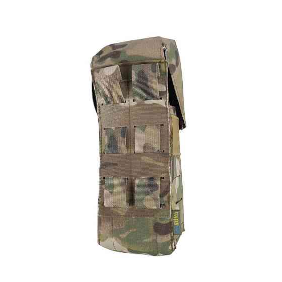 Тактический закрытый подсумок под 2 магазина Kiborg Military Multicam. Закрытый подсумок для магазинов АК, AR Киев