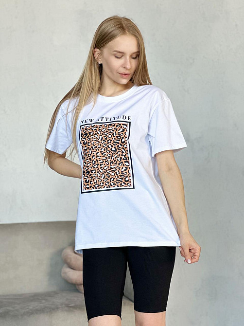 Летний спортивный костюм с принтом леопард Faster Киев - изображение 7