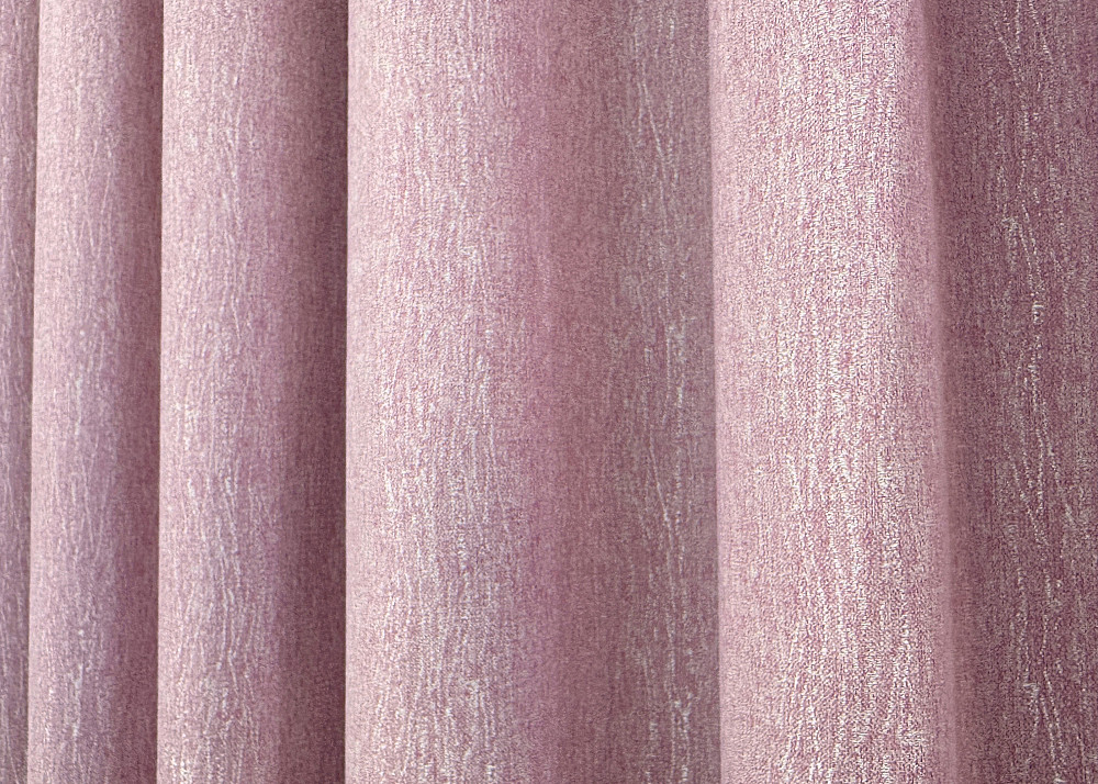 Комплект готовых штор VR-Textil Лен № 1728ш Розовый 150х290 см 2 шт (33-0645) Киев - изображение 8