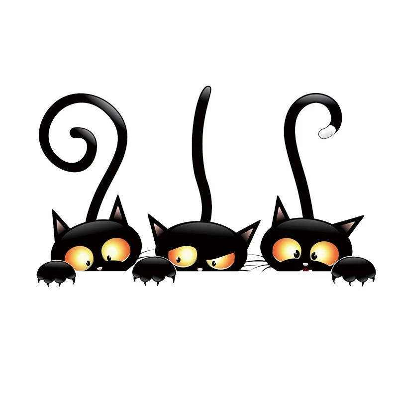 Наклейка для футболки Три коти Київ - фото 1