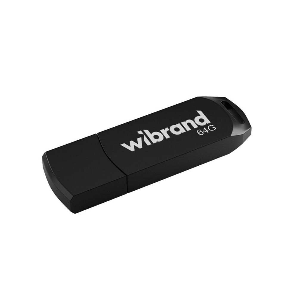 Флешка flash Wibrand USB 2.0 Mink 64Gb Black WI2.0/MI64P4B Одесса - изображение 1