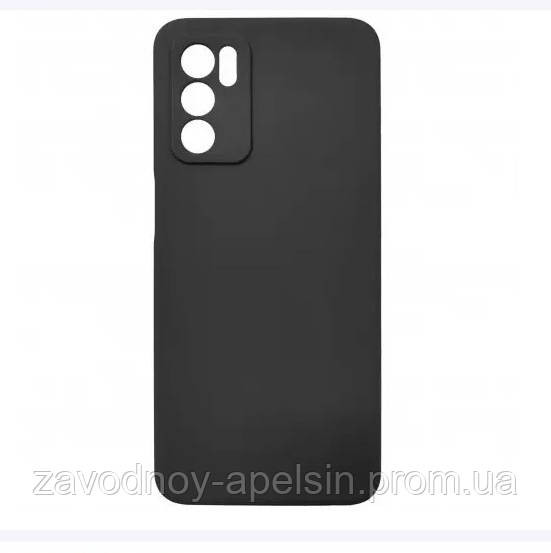 Oppo A16 Чохол силіконовий Захист камери (чорний) Одеса - фото 1